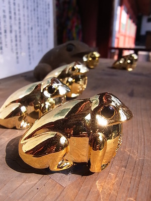 5.かえるがお出迎え