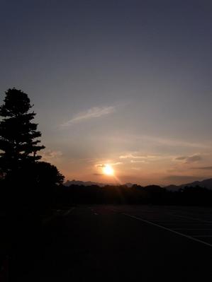 9月25日夕日1