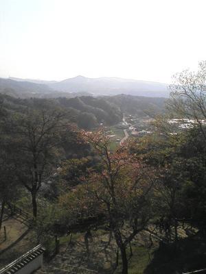 天守閣から観える風景