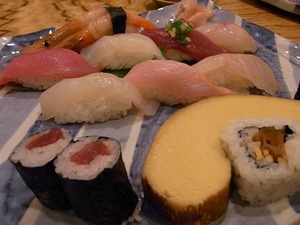 5.お寿司登場