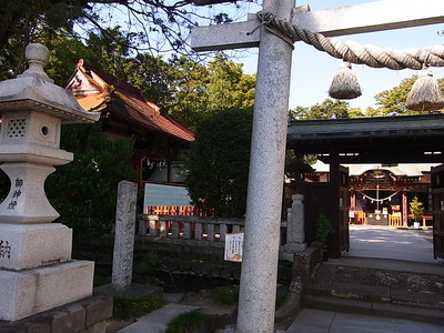 10.鳥居の脇に取水施設が