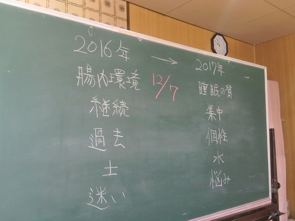 今年から来年へ