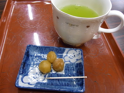 甘い梅干し