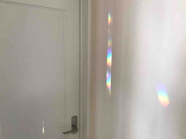 冬の強い光が生み出す七色