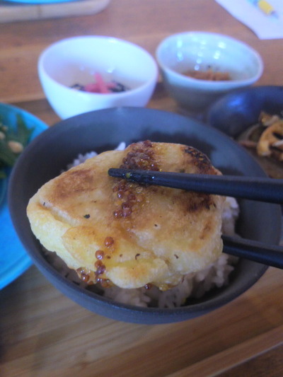 07.高野豆腐にマスタードソース