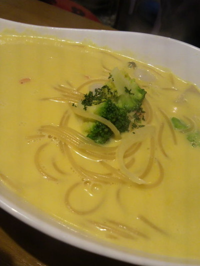03.カボチャのスープパスタ