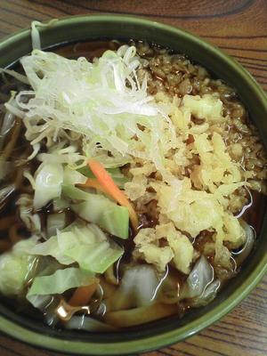 冷やしタヌキうどん