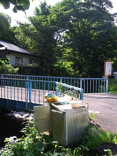 02.山へ向かう途中の水