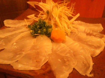 06.ウスバハギの薄造り1,000円