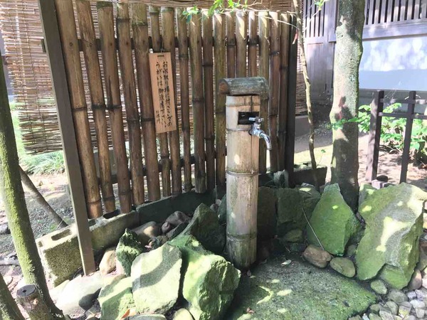 常磐神社のご神水