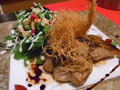 09.本日の白身魚のソテー840円はツバス(ハマチの前)