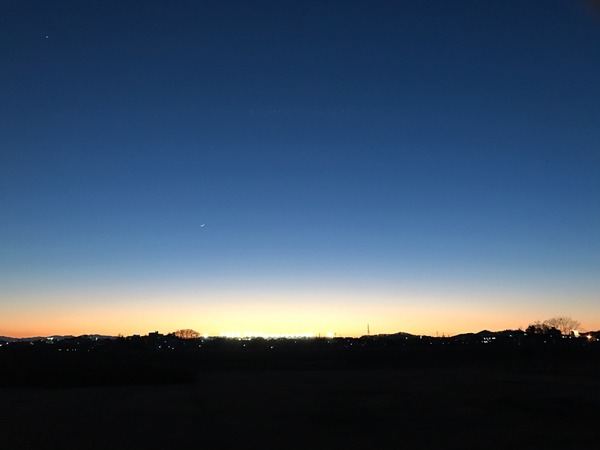 最後の夕日