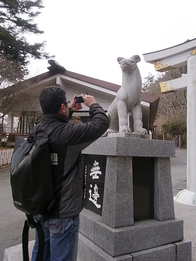 06.狛犬ではなく、日本狼