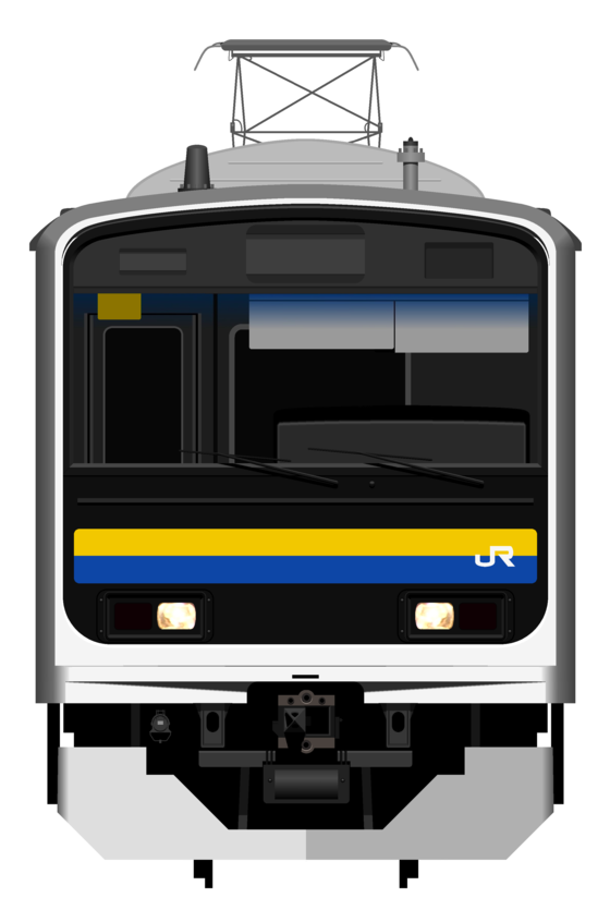 17年夏 冬に描いた鉄道イラスト 蒼い快速