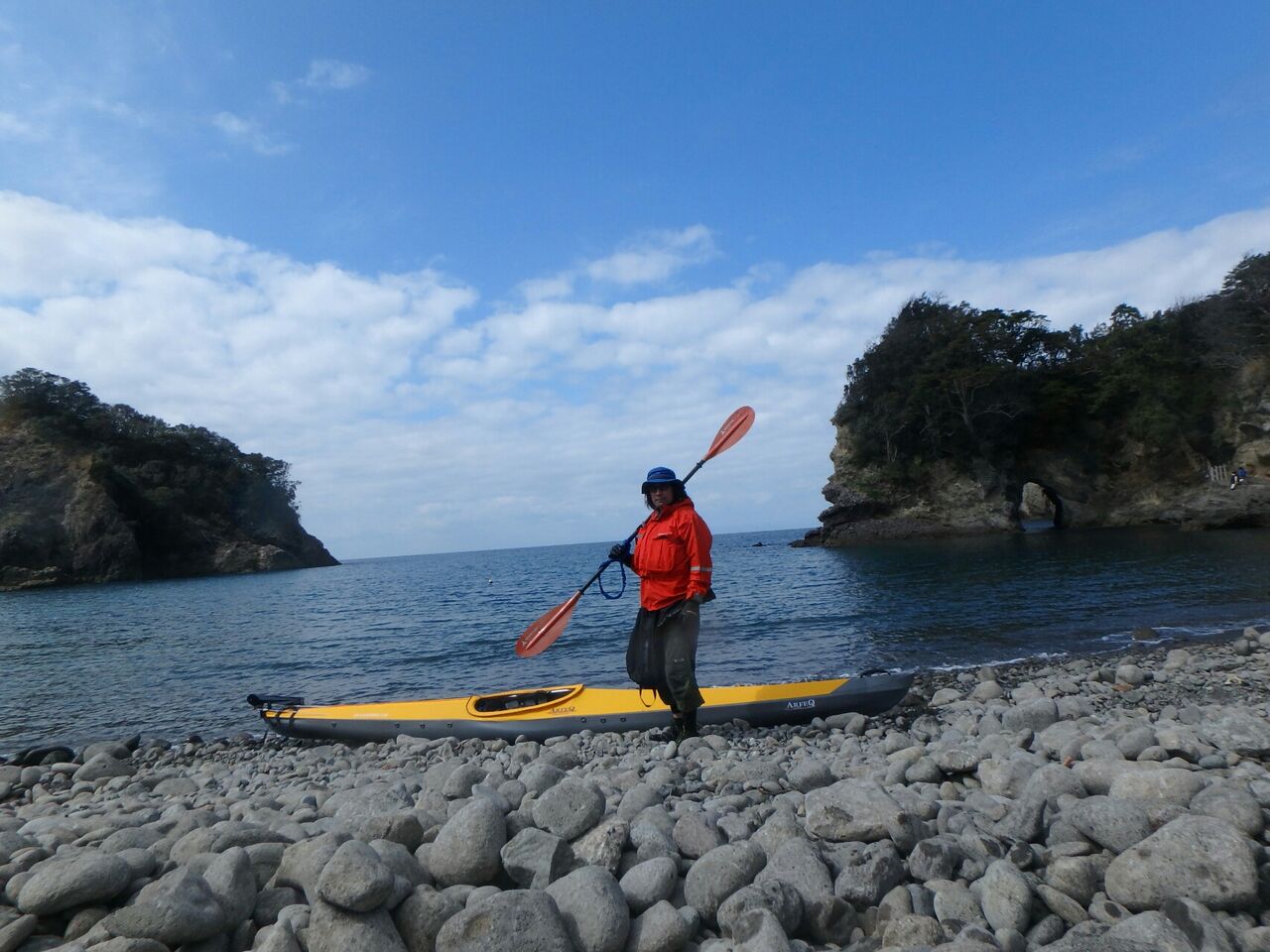 伊豆浮島海岸シーカヤックトレーニング第2日目 ぴょん太郎アスリートのブログ