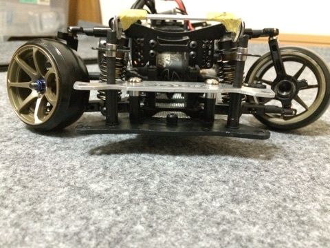 ドリラジ D4シャーシ 反トルク キレ角up 新品ボディーセット 即ドリ