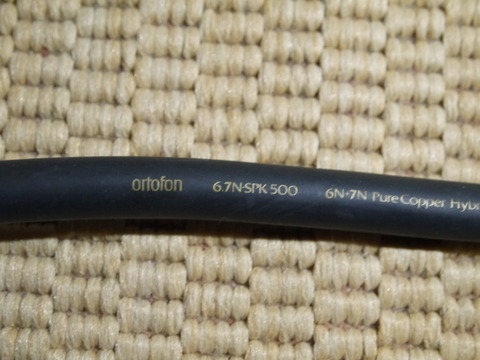 【オルトフォン】ortofon 6.7N SPK500 スピーカーケーブル　5m