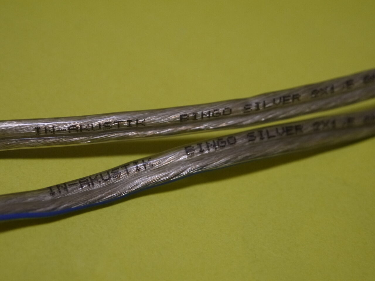 今週のスピーカーケーブルIN-AKUSTIK BINGO SILVER2×1.5 今週のスピーカーケーブルIN-AKUSTIK BINGO SILVER2×1.5