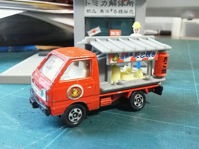 トミカ NO.15 たこ焼き屋ミニカー - メルカリ
