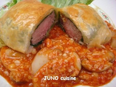 ☆仔牛のパイ包み焼き~ポルチーニソース~☆