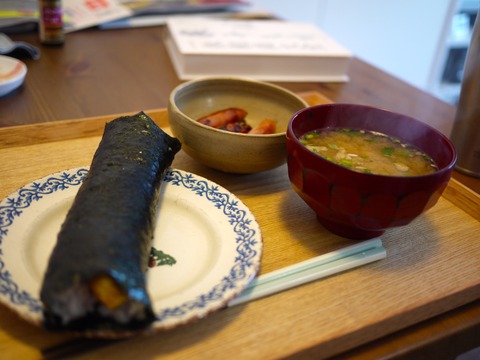 甘い海苔巻きとバベルと甘酢あんかけ