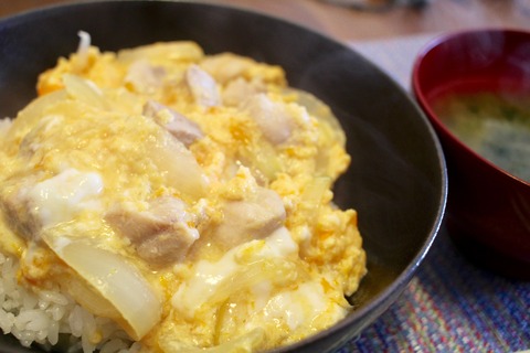 曇天の親子丼と女子フィギュア