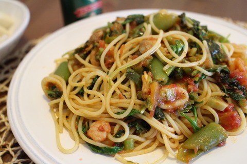 手作りパスタとジャーマンポテトと驕る自民党