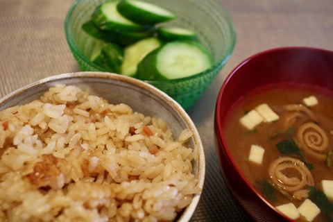 無印かしわめしとインドのトイレと冬瓜レシピ