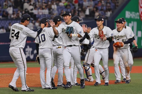 【2022/4/21 B7-5L】4回にオリックス・杉本の本塁打などで一挙5点奪い、さらに6回に中川圭太と森の猛攻で勝ち越しに成功する！ここぞの場面で勝負強さを見せ連勝を伸ばす！