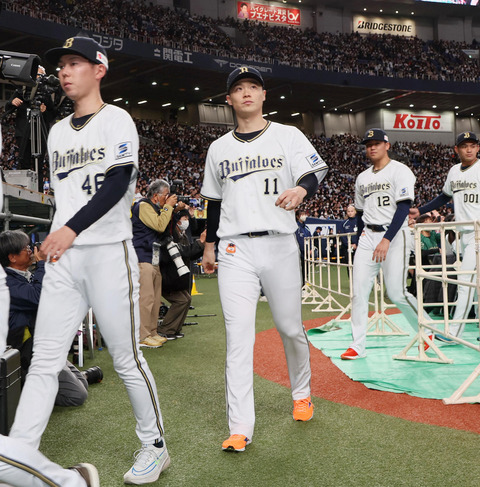 オリックス・山﨑福也と山本由伸がファンに向けて最後の挨拶をする【Bsファンフェスタ2023】