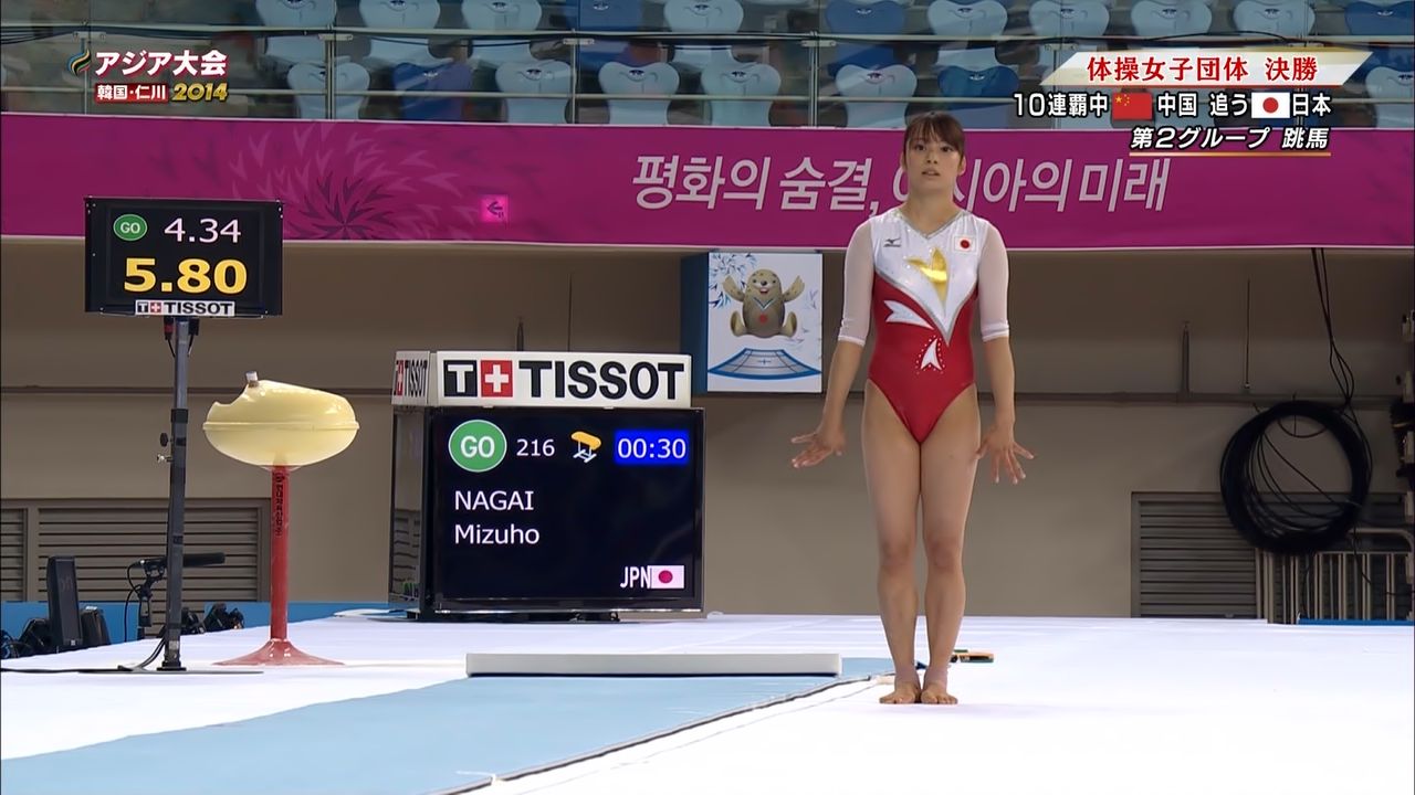 おもしろtwitter アジア大会体操女子 永井美津穂がかわいすぎる