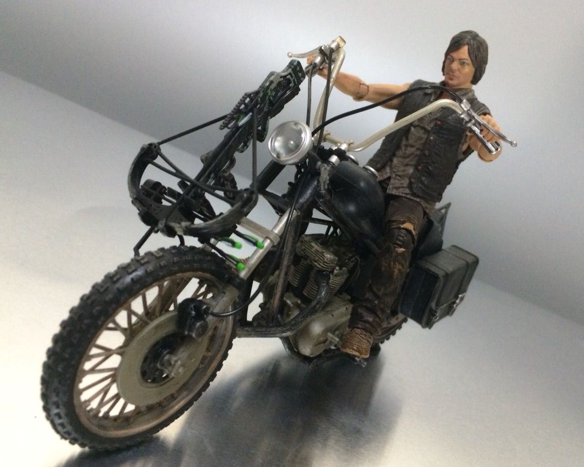 WALKING DEADウォーキングデッド ダリル　フィギュア チョッパーバイク WALKING DEADウォーキングデッド ダリル フィギュア チョッパー