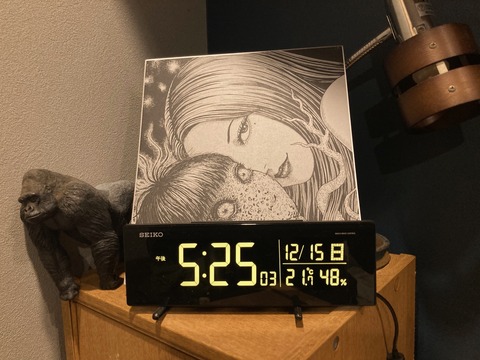 SEIKO_置き時計_電波