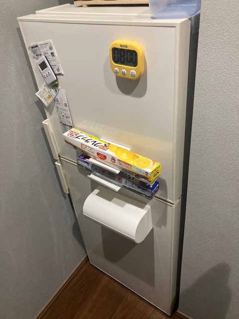 事故物件の自宅冷蔵庫_無印良品製品
