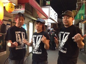 復興Ｔシャツ着てます！