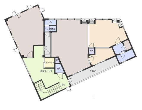 木下ビル3F間取図