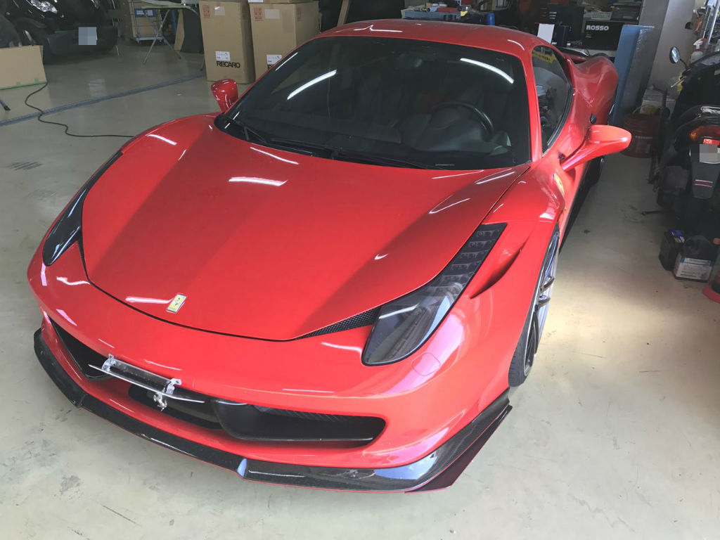 フェラーリ 458イタリア エンジン不調チェック Justice Osakaのblog フェラーリ 458イタリア エンジン不調チェック Justice Osakaのblog