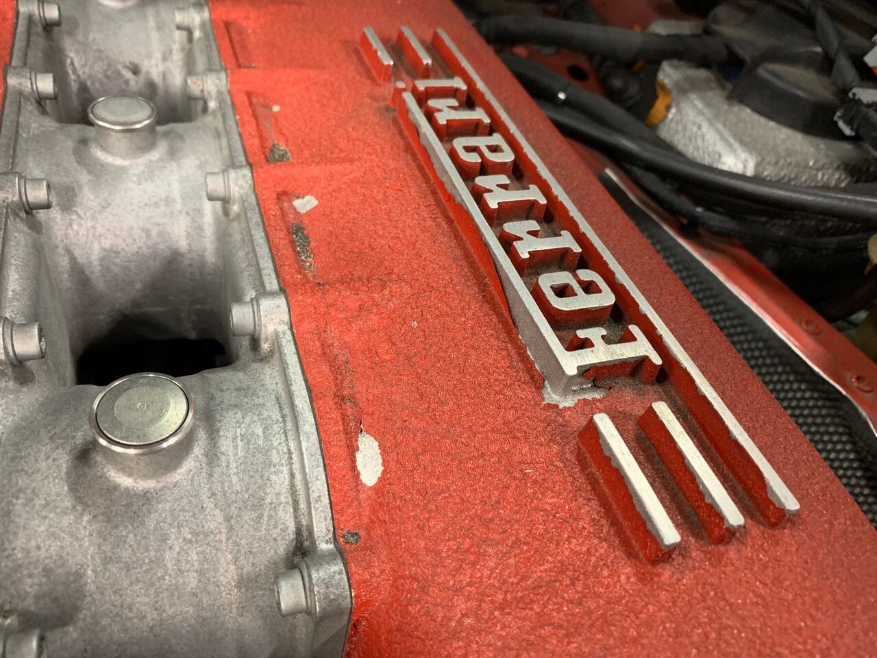 フェラーリ458 インジェクター交換 サージタンク再塗装 Justice Osakaのblog フェラーリ458 インジェクター交換 サージタンク再塗装 Justice Osakaのblog