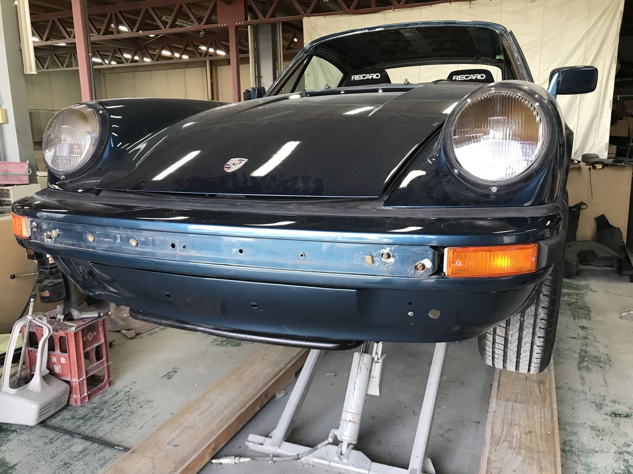 930ポルシェ フロントバンパー取り外し : justice_osakaのblog