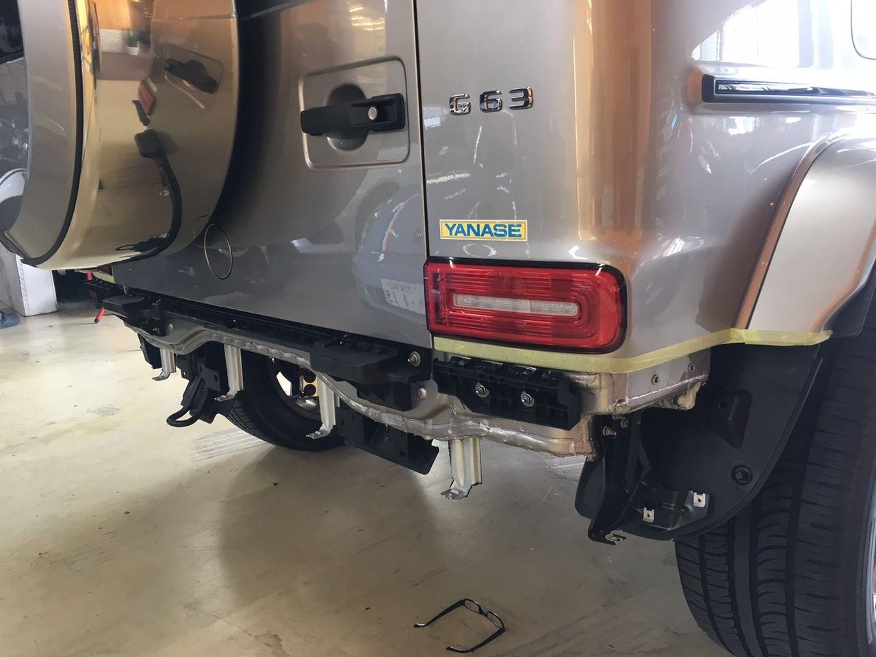 W463A New G63 リアバンパー取り外し。 : justice_osakaのblog