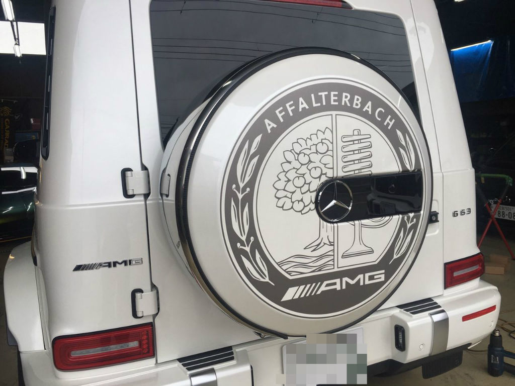 Gクラス　背面タイヤカバー AMG Gクラス 背面タイヤカバー AMG 【Fdesign商品紹介】W463A・W465