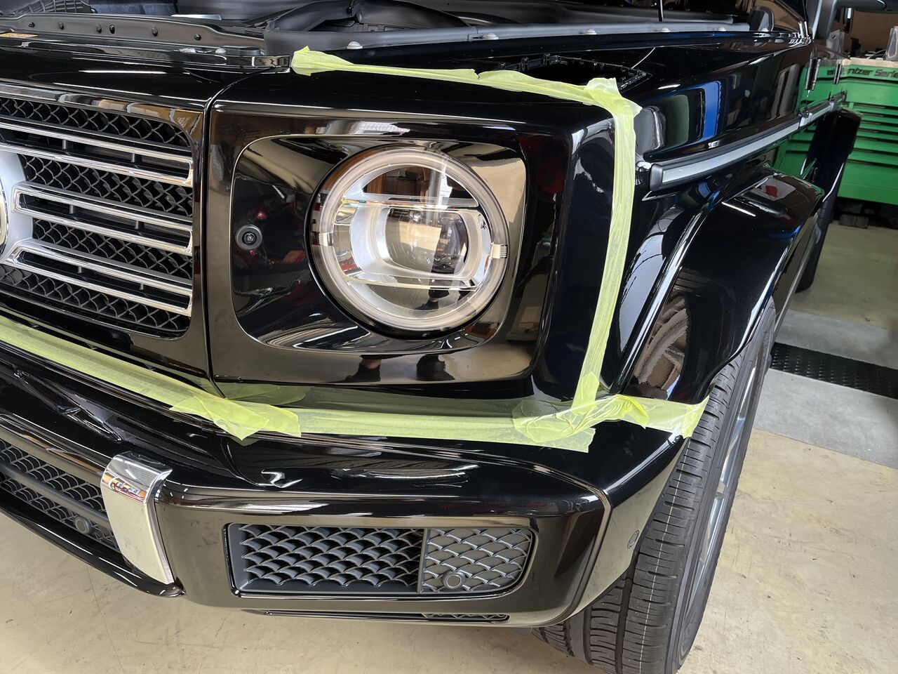 W463A G400d フロントグリル取り外し : justice_osakaのblog