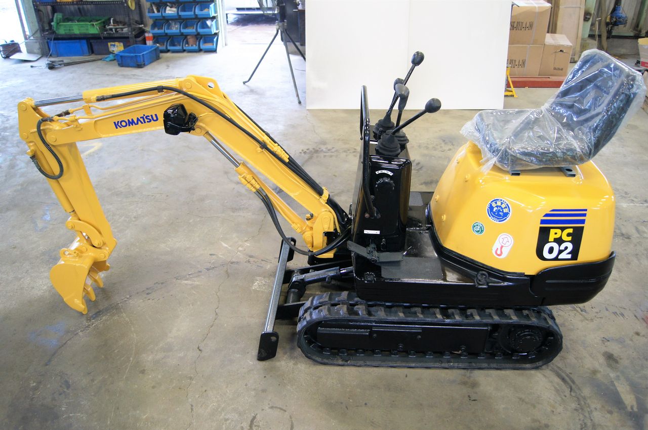 コマツ PC-02 ユンボ キャビン仕様