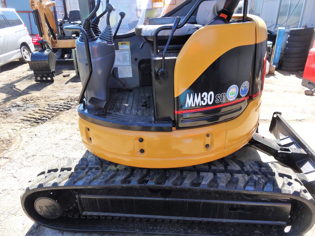新キャタピラー三菱 CAT MM30SR ユンボ 倍速・マルチ・整備塗装済み 