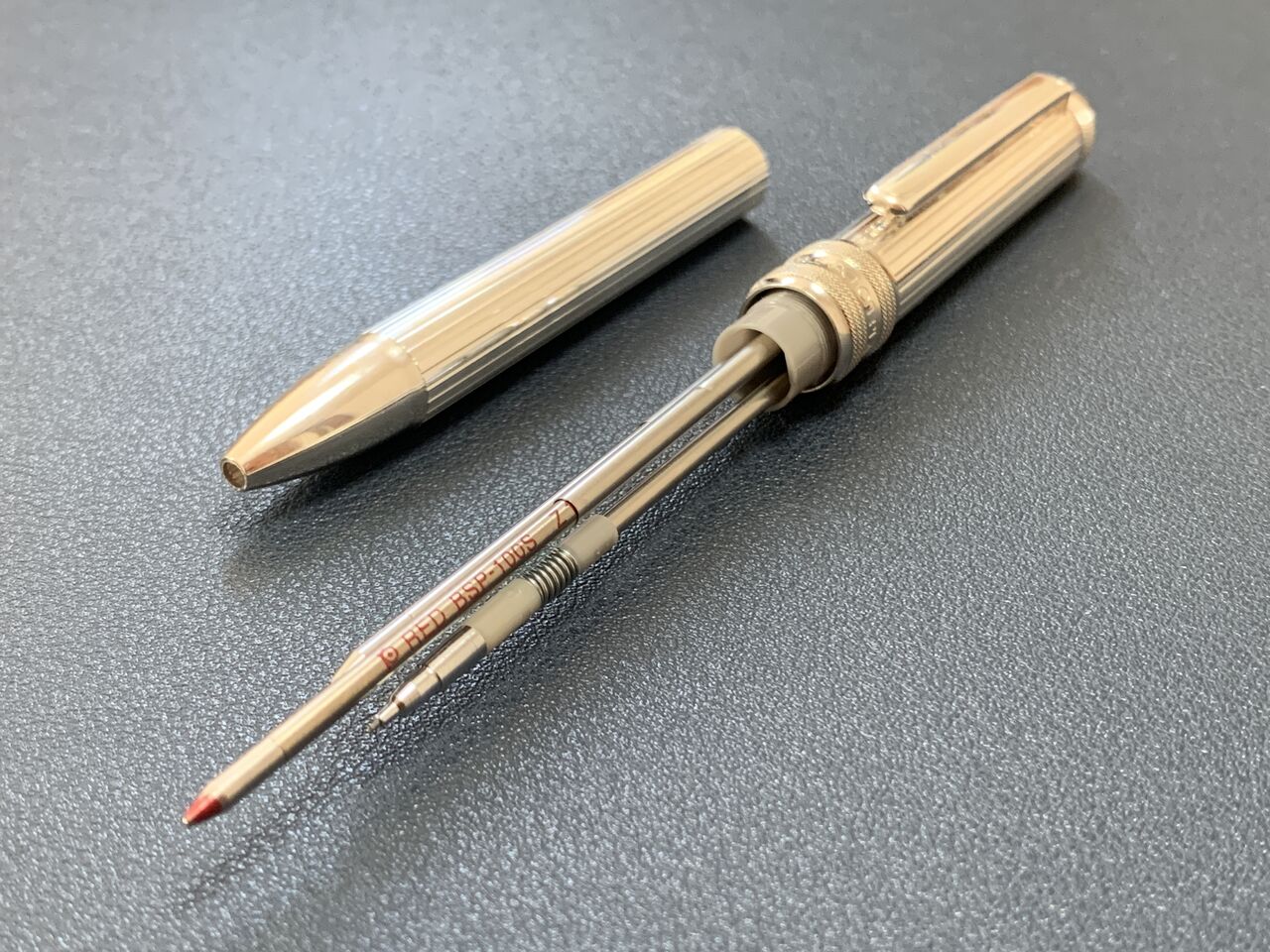 国産多機能ペン】プラチナ万年筆ダブルアクションスターリング