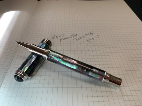 高級ボールペンのレビュー】XEZO Maestro Black Mother of Pearl