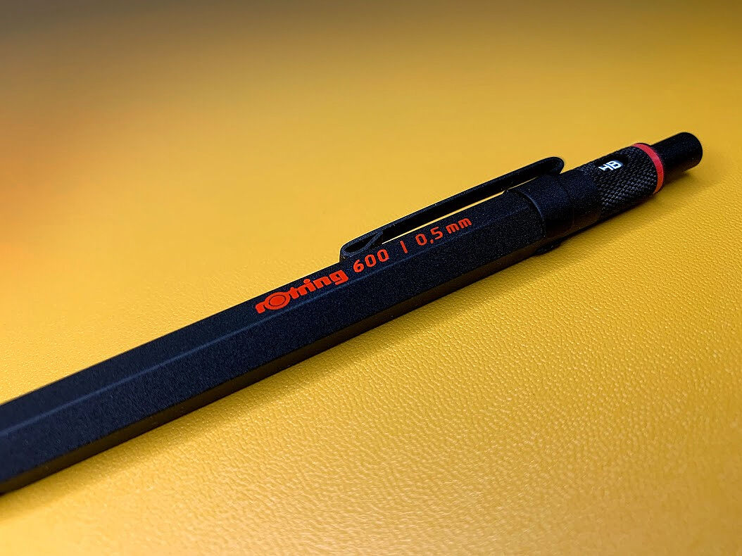 ロットリング600メカニカルペンシル（0.5mm）ブラックのレビュー