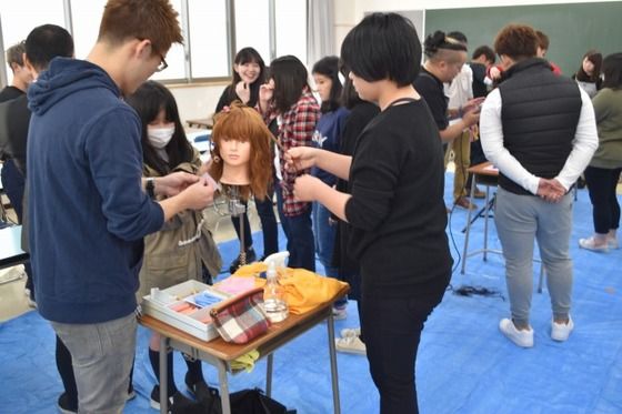 理容体験プログラムin尚志高等学校単位制通信制課程福島キャンパス 福島県理容組合青年部 理容体験プログラムin尚志高等学校単位制通信制課程福島キャンパス 福島県理容組合青年部