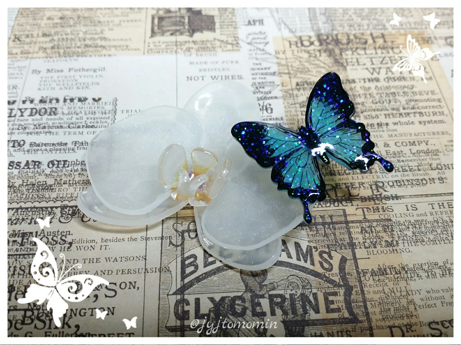 3dフラワー プラバン レジンで胡蝶蘭作り Uvレジンの作品紹介 Beauty Moon