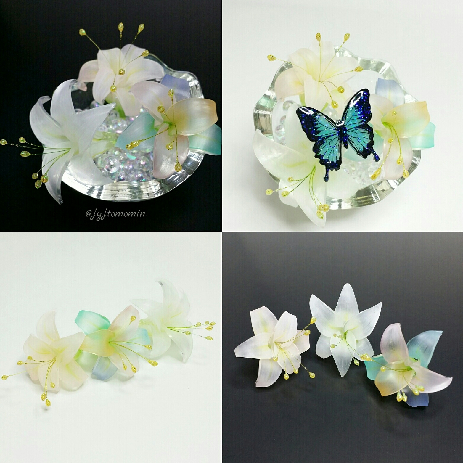 Uvレジンの作品紹介 Beauty Moon Uvレジンの作品紹介 Beauty Moon